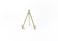 HAPPY EVERYTHING LARGE FLARE PLATE STAND GOLD Happy Everything - A. Dodson's