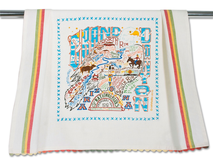 GRAND CANYON DISH TOWEL BY CATSTUDIO