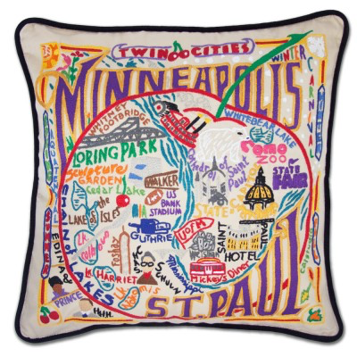 MINNEAPOLIS-ST.PAUL PILLOW BY CATSTUDIO - A. Dodson's