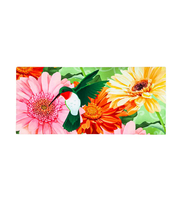 Hummingbird and Daisy Trio Sassafras Switch Mat