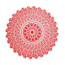 Red Parchment Rounds - 20 Pack