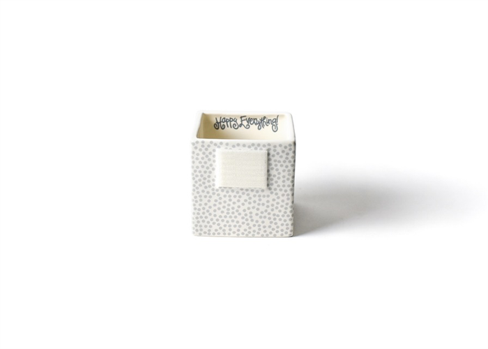 HAPPY EVERYTHING STONE SMALL DOT MINI NESTING CUBE SMALL