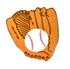 HAPPY EVERYTHING BASEBALL GLOVE BIG ATTACHMENT - A. Dodson's