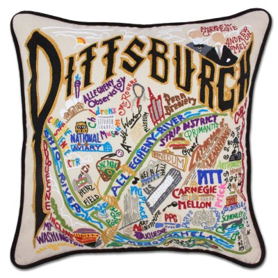 PITTSBURGH PILLOW BY CATSTUDIO