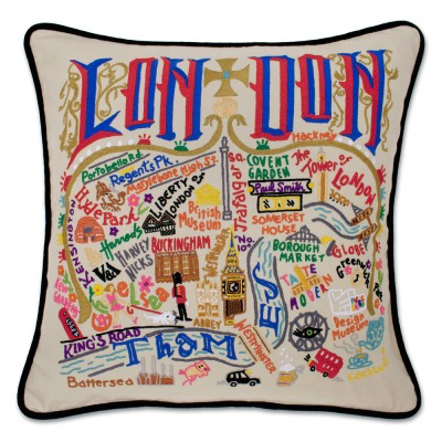 LONDON PILLOW BY CATSTUDIO