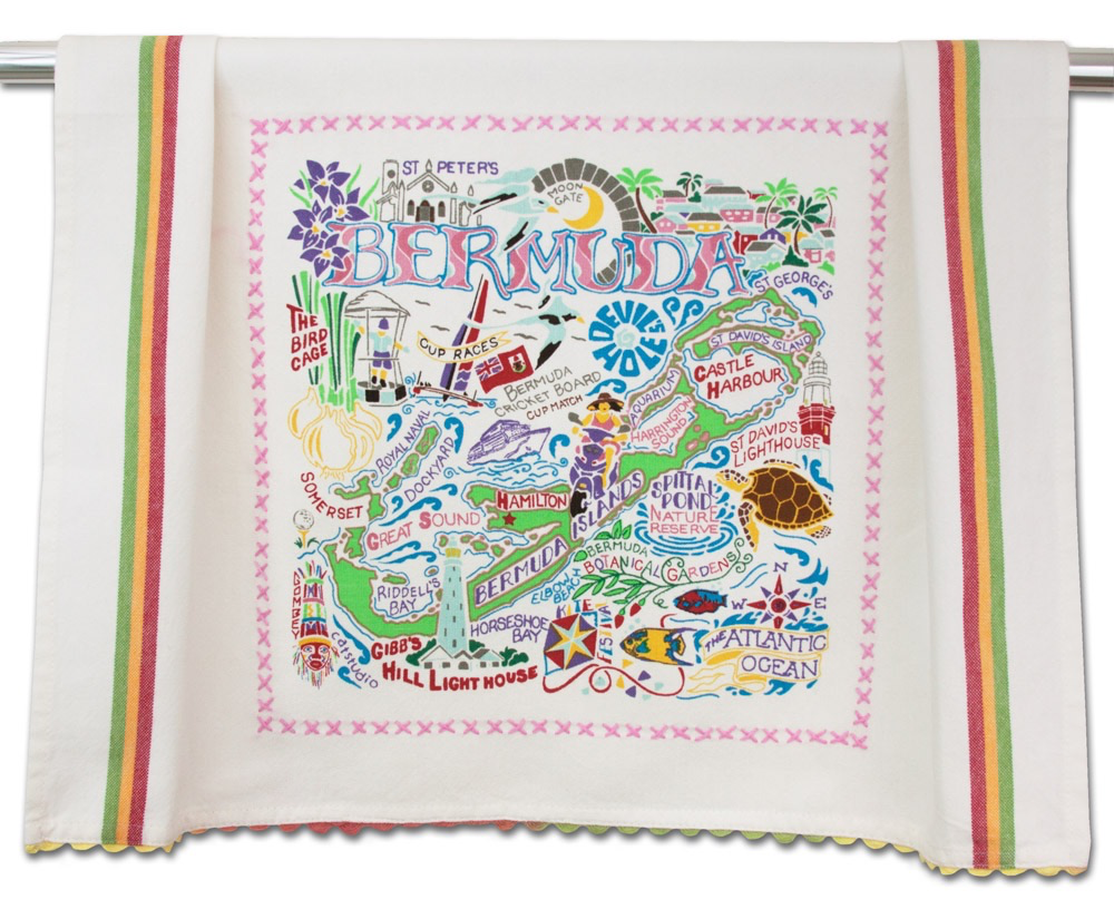 BERMUDA DISH TOWEL BY CATSTUDIO - A. Dodson's