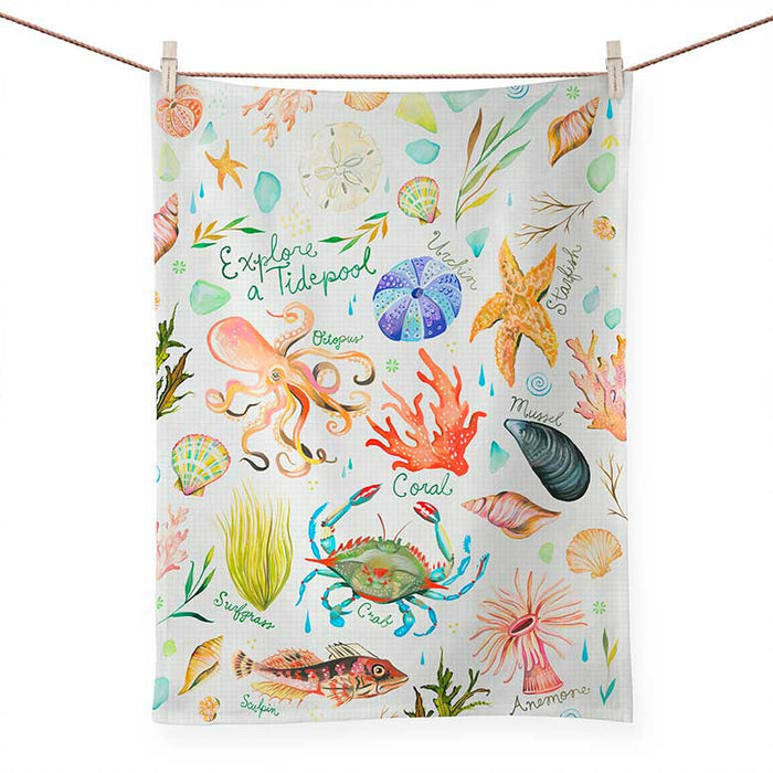 Explore A Tide Pool Tea Towel
