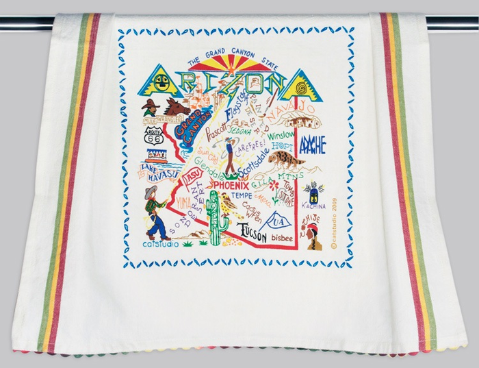 ARIZONA DISH TOWEL BY CATSTUDIO