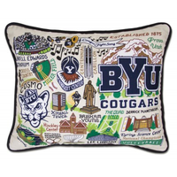 BRIGHAM YOUNG UNIVERSITY PILLOW BY CATSTUDIO, Catstudio - A. Dodson's