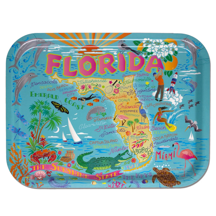 Florida Birchwood Tray BY CATSTUDIO