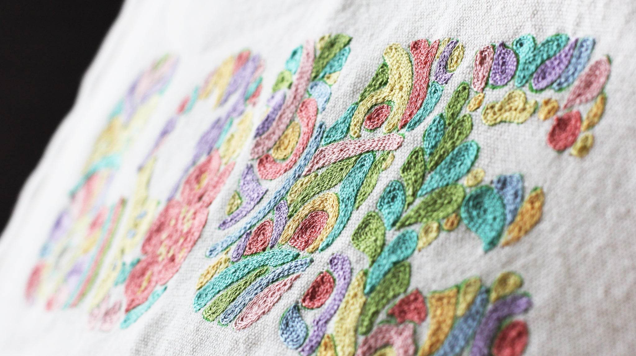 FLOWER POWER LOVE LETTERS PILLOW BY CATSTUDIO - A. Dodson's