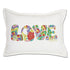 FLOWER POWER LOVE LETTERS PILLOW BY CATSTUDIO - A. Dodson's