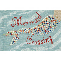 Liora Manne Frontporch Indoor/Outdoor Mermaid Crossing Rug 20x30