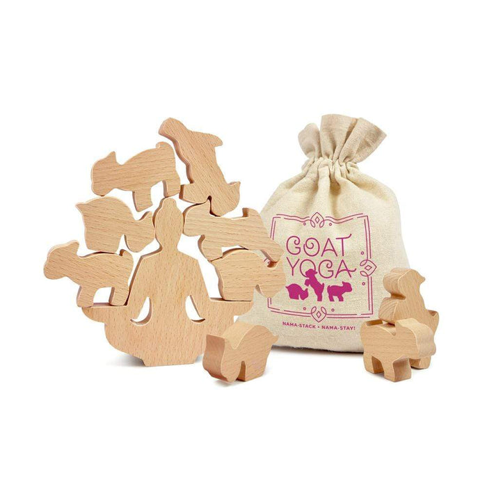 GOAT YOGA WOODEN STACKING GAME