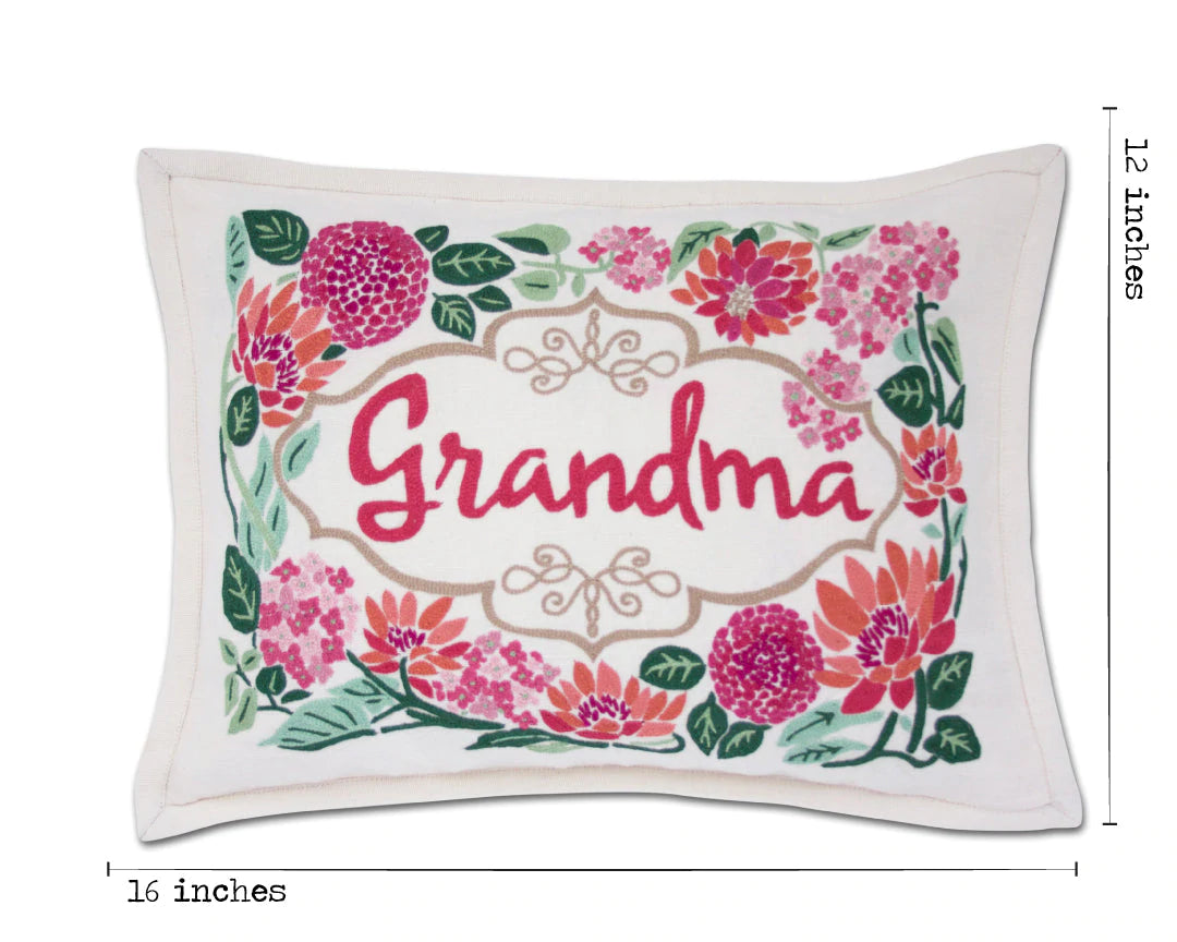 GRANDMA LOVE LETTERS PILLOW BY CATSTUDIO - A. Dodson's