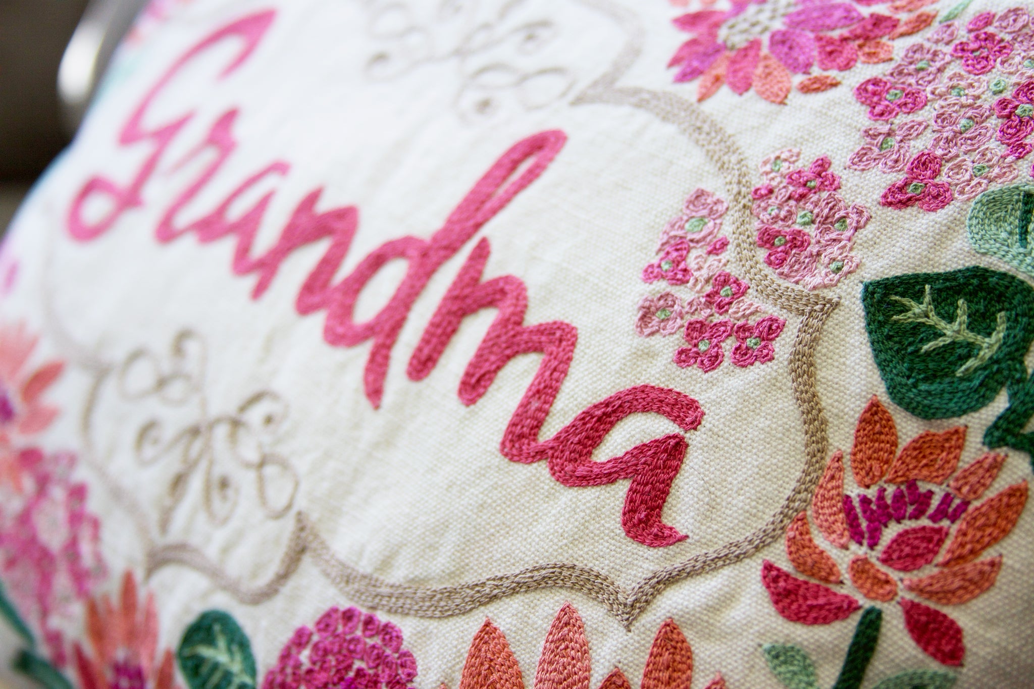 GRANDMA LOVE LETTERS PILLOW BY CATSTUDIO - A. Dodson's