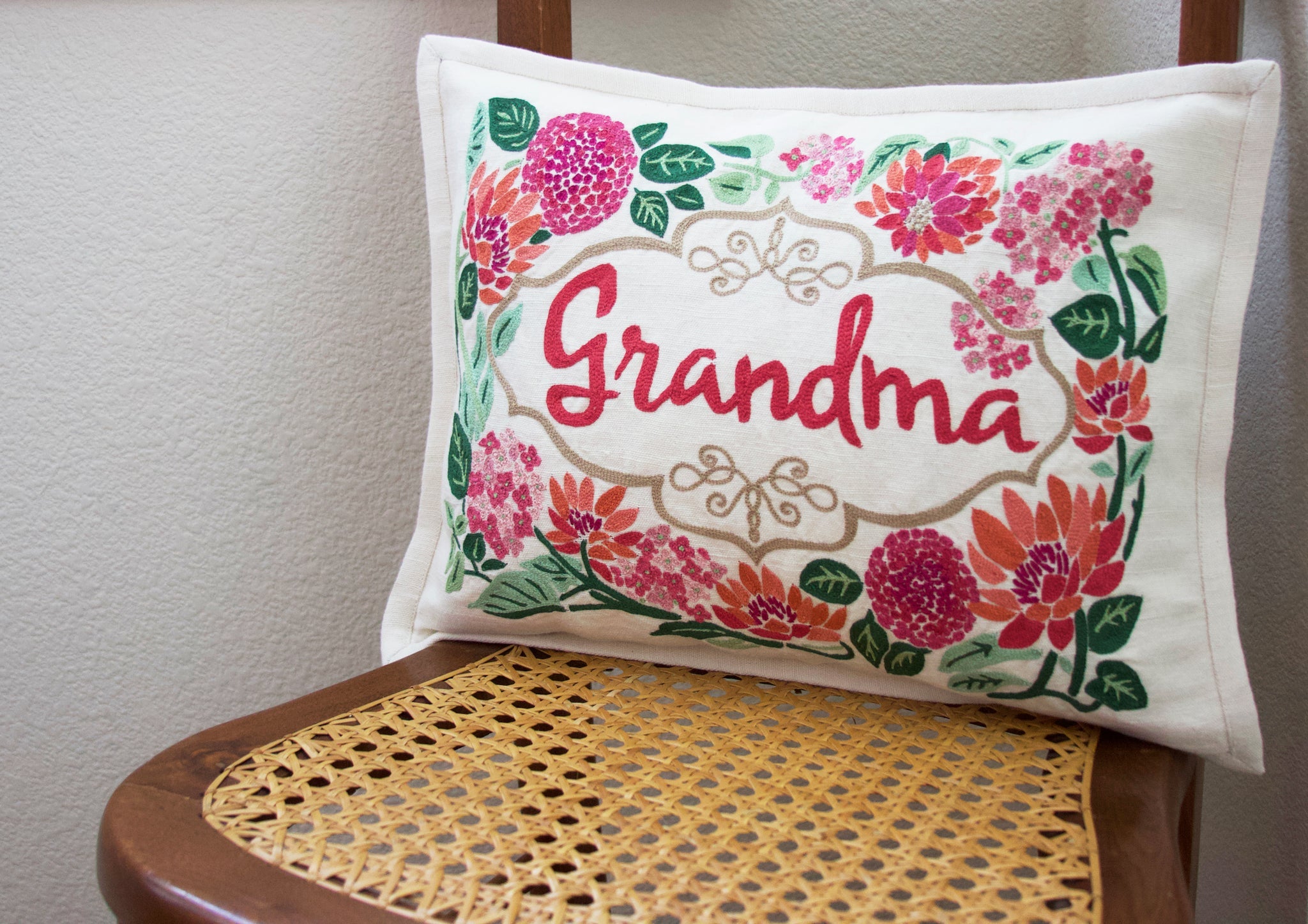 GRANDMA LOVE LETTERS PILLOW BY CATSTUDIO - A. Dodson's