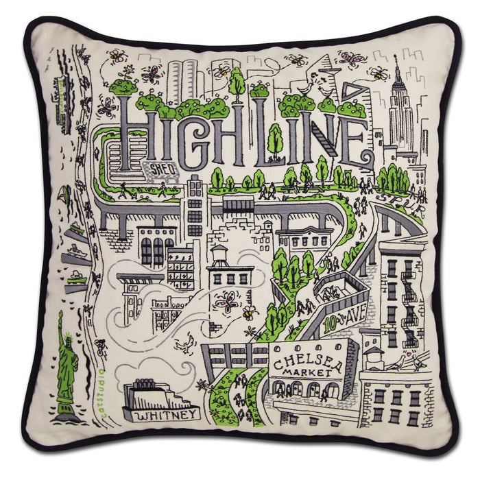 HIGH LINE NEW YORK PILLOW BY CATSTUDIO