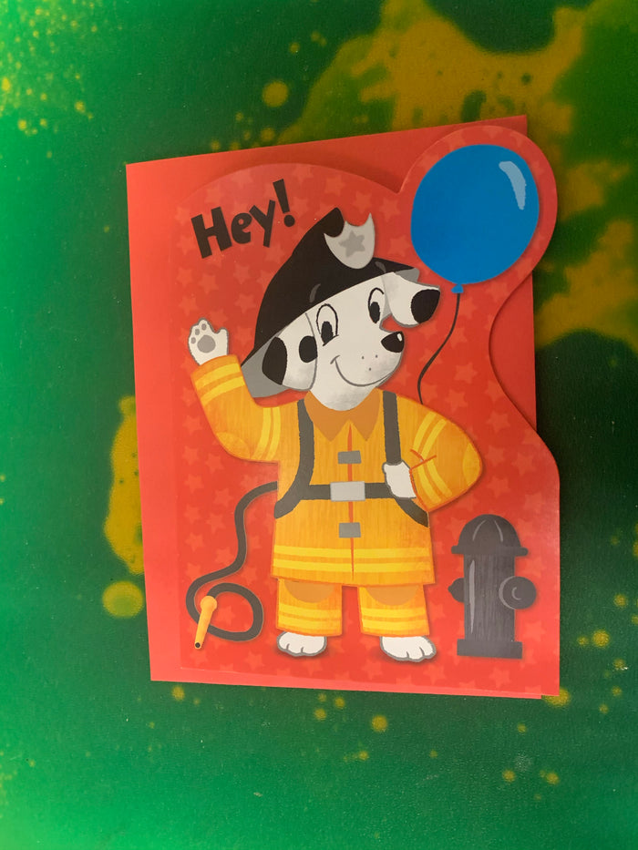 FIRE DOG BIRTHDAY by Peaceable Kingdom