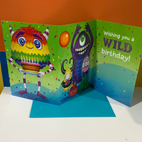 TRI-FOLD - MONSTERS CARD