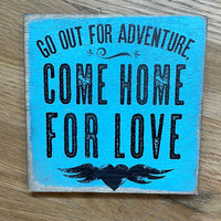 Go Out For An Adventure Wood Decor