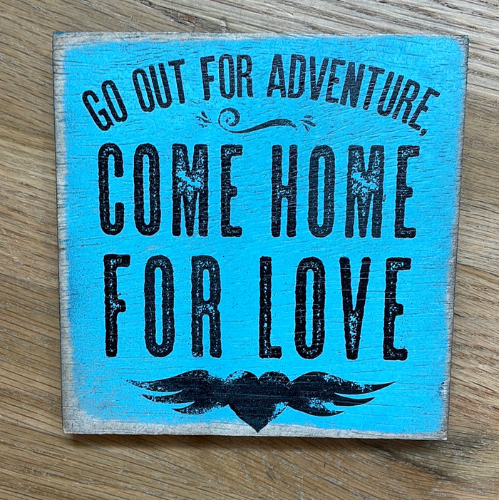Go Out For An Adventure Wood Decor