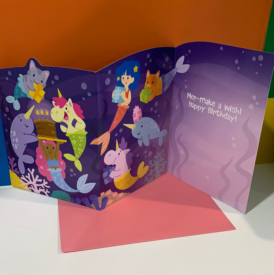 TRI-FOLD - FANTASY ANIMALS CARD - A. Dodson's