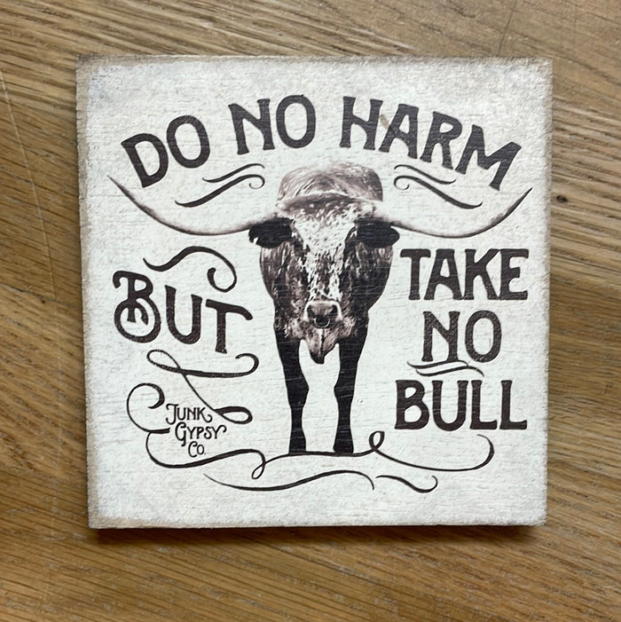 Do No Harm Wood Decor