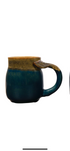 STONEWARE MUG W/ WHALE TAIL HANDLE - A. Dodson's