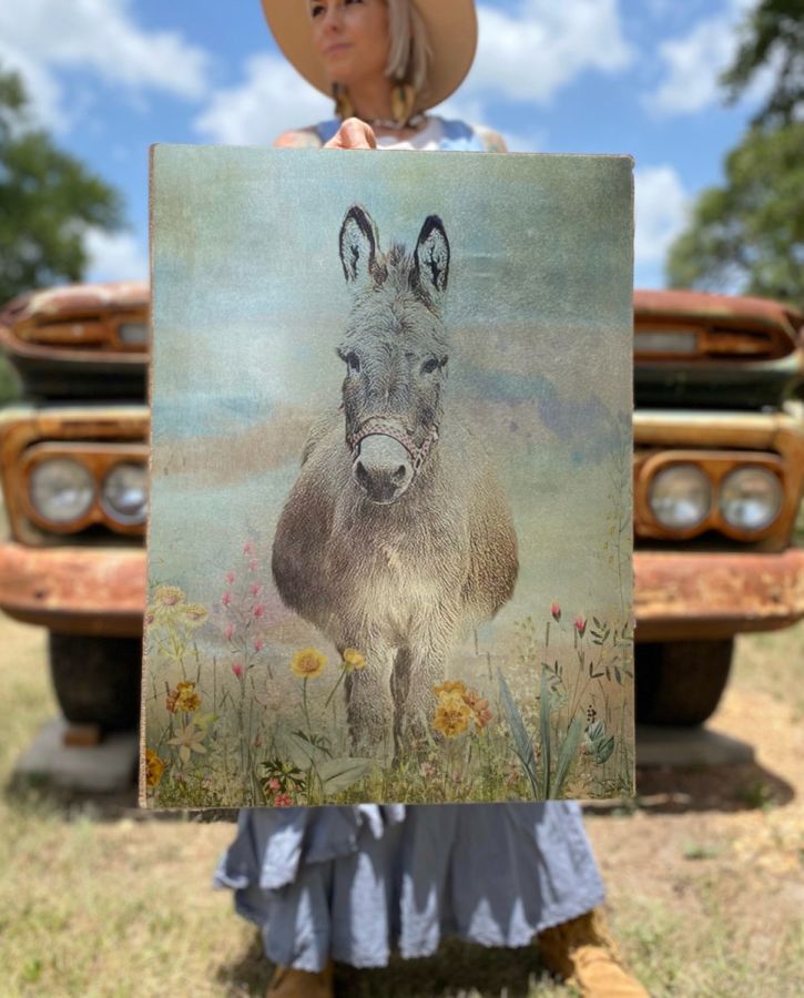 Donkey Metal Sign - A. Dodson's