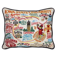 IOWA STATE UNIVERSITY PILLOW BY CATSTUDIO