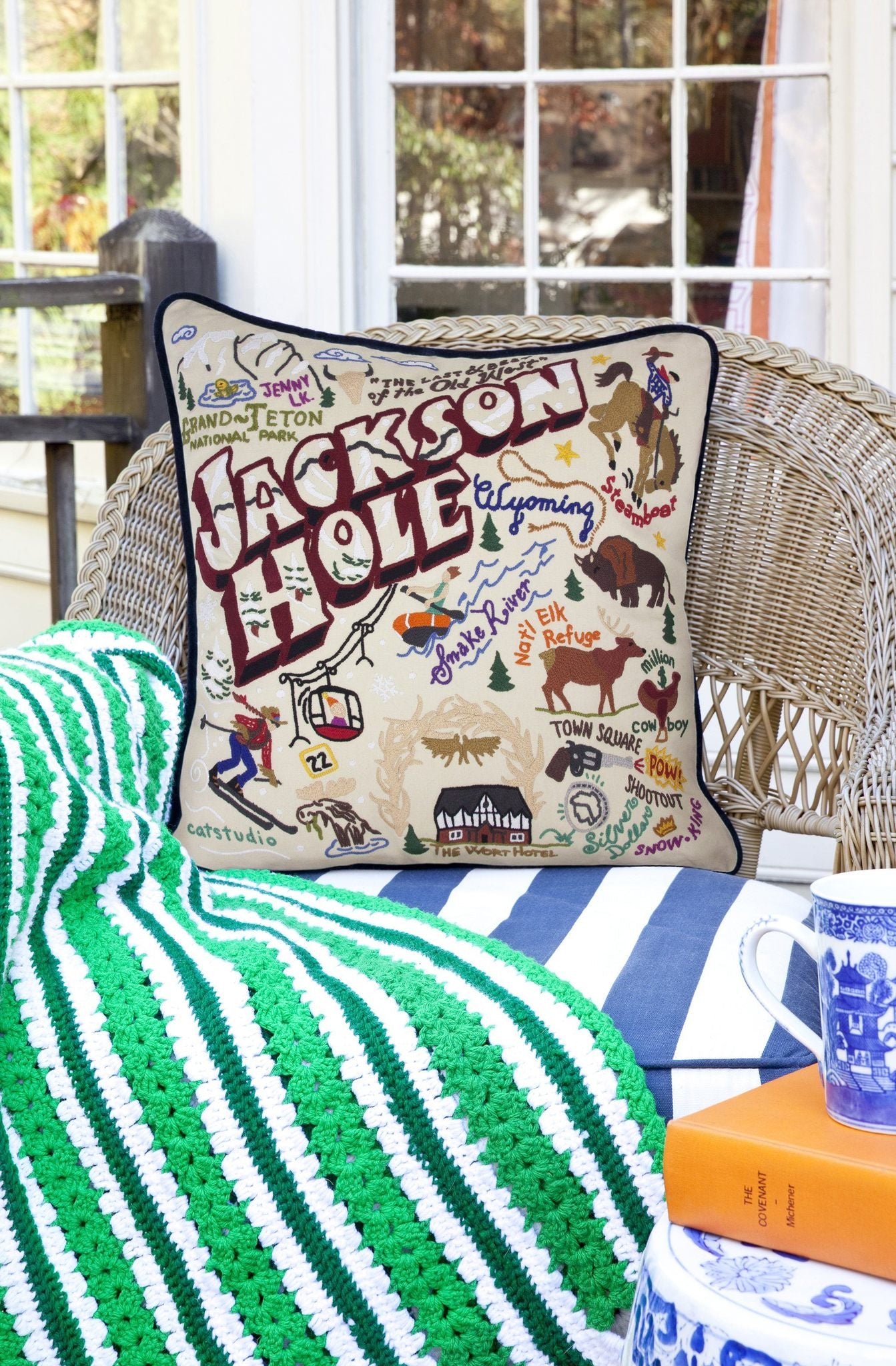 JACKSON HOLE PILLOW BY CATSTUDIO - A. Dodson's
