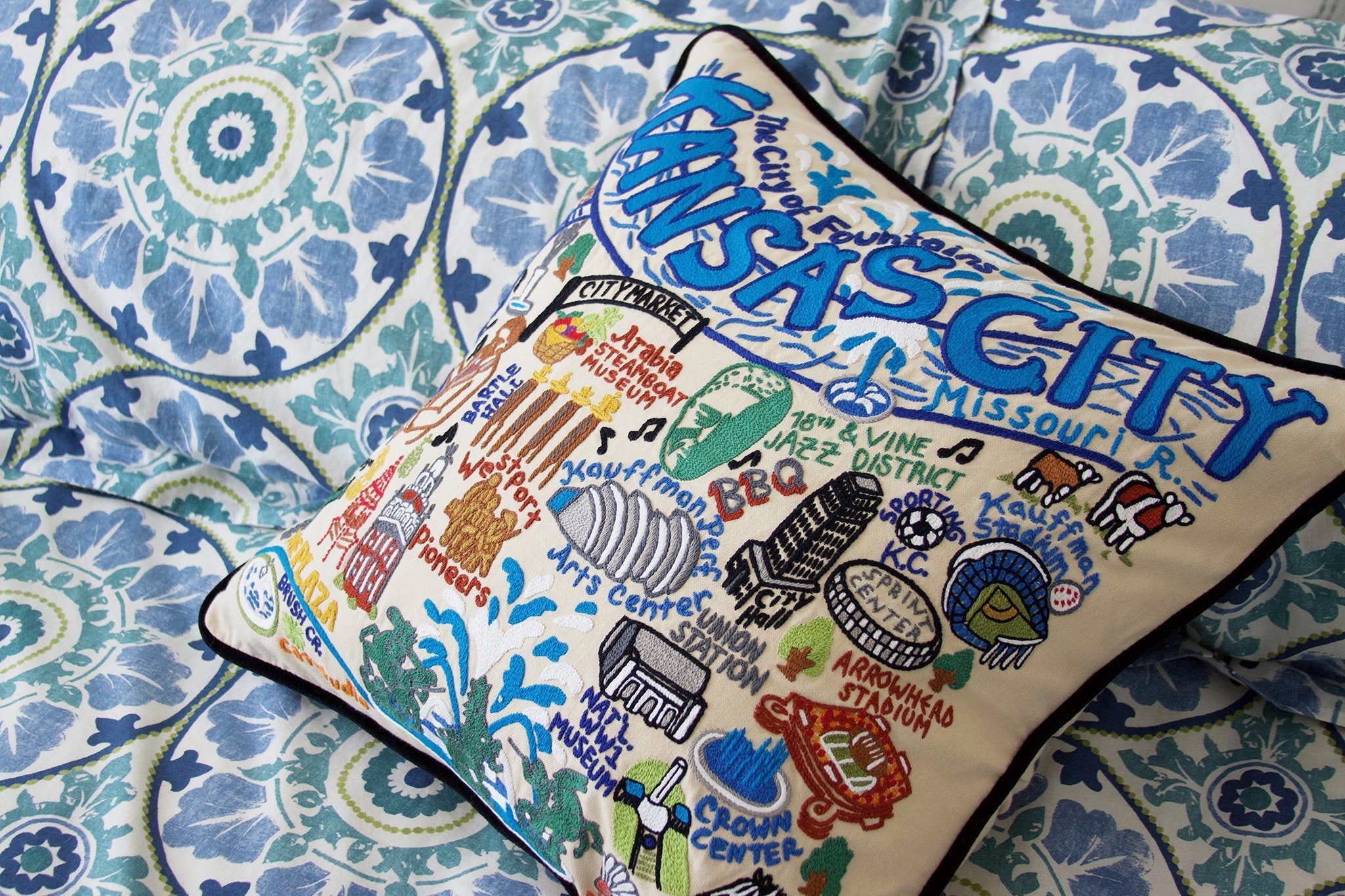 KANSAS CITY PILLOW BY CATSTUDIO - A. Dodson's