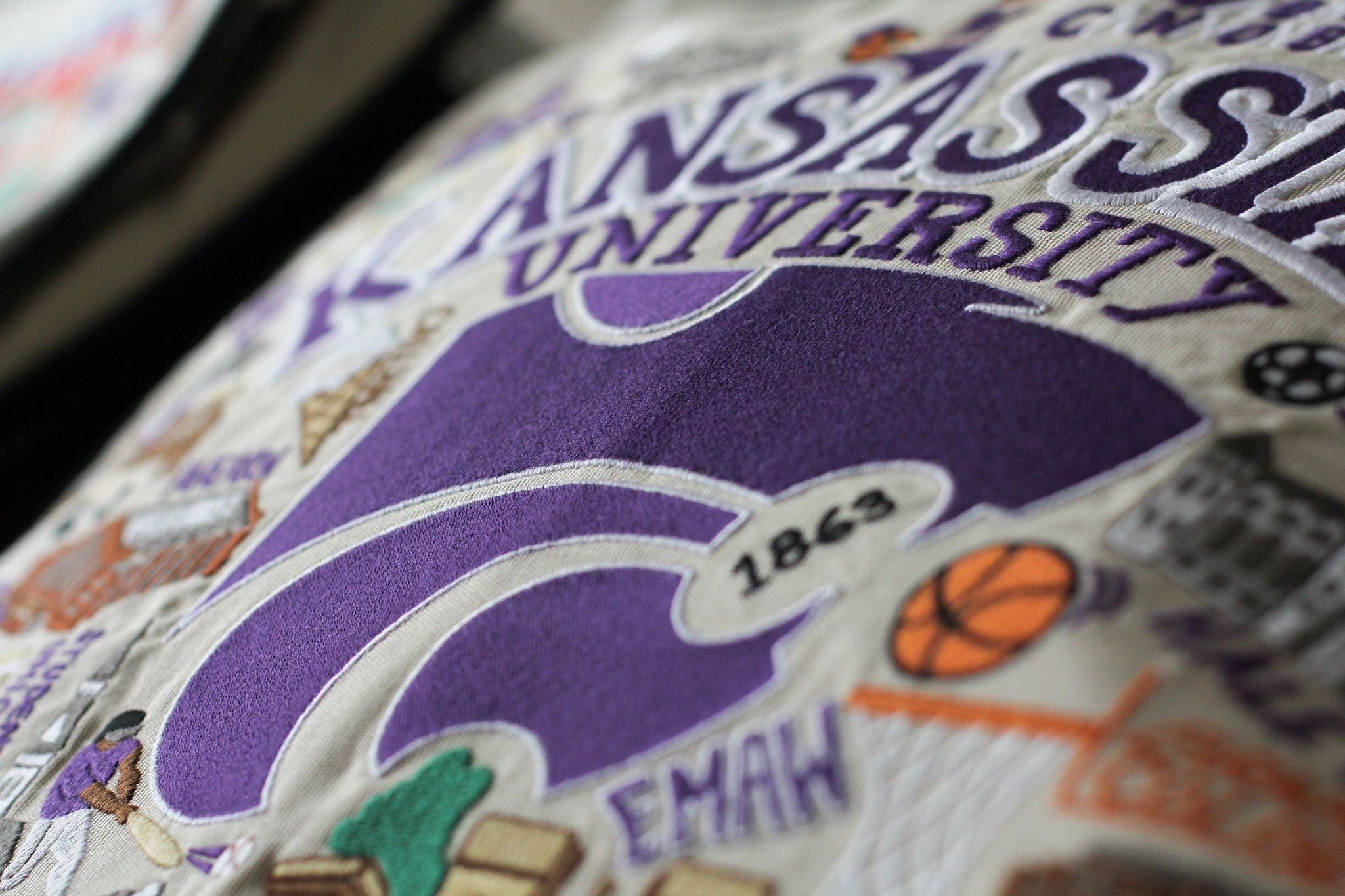 KANSAS STATE UNIVERSITY PILLOW BY CATSTUDIO - A. Dodson's