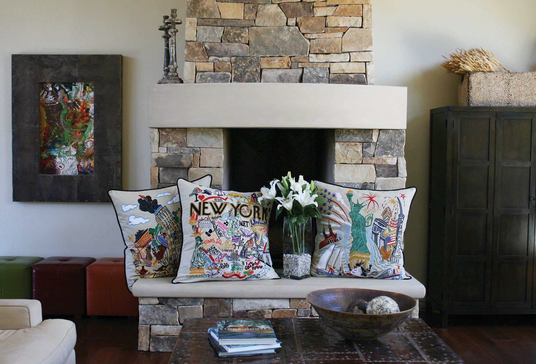 LADY LIBERTY PILLOW BY CATSTUDIO - A. Dodson's