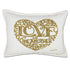 LOVE HEART LOVE LETTERS PILLOW BY CATSTUDIO - A. Dodson's