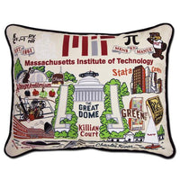 MASSACHUSETTS INSTITUTE OF TECHNOLOGY (MIT) PILLOW BY CATSTUDIO