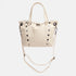 Hammitt Daniel Medium Satchel Bag in Alabaster Glaze/Gunmetal - A. Dodson's