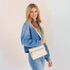 Hammitt VIP Medium Crossbody Clutch in Alabaster Glaze/Gunmetal - A. Dodson's