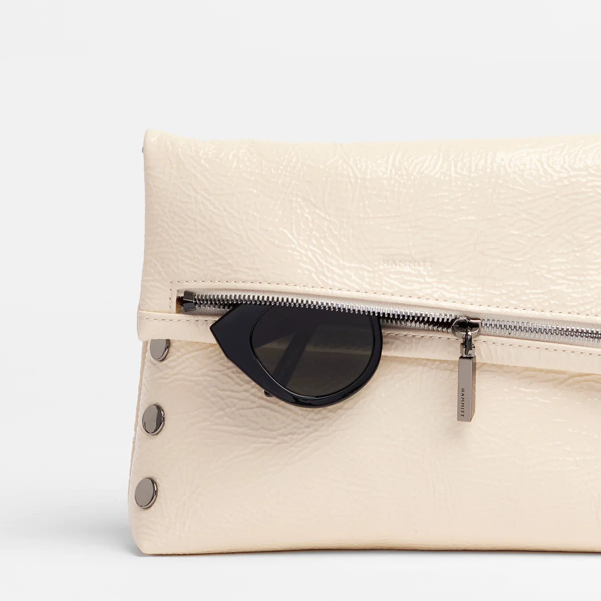 Hammitt VIP Medium Crossbody Clutch in Alabaster Glaze/Gunmetal - A. Dodson's