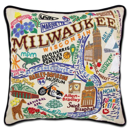 MILWAUKEE PILLOW BY CATSTUDIO