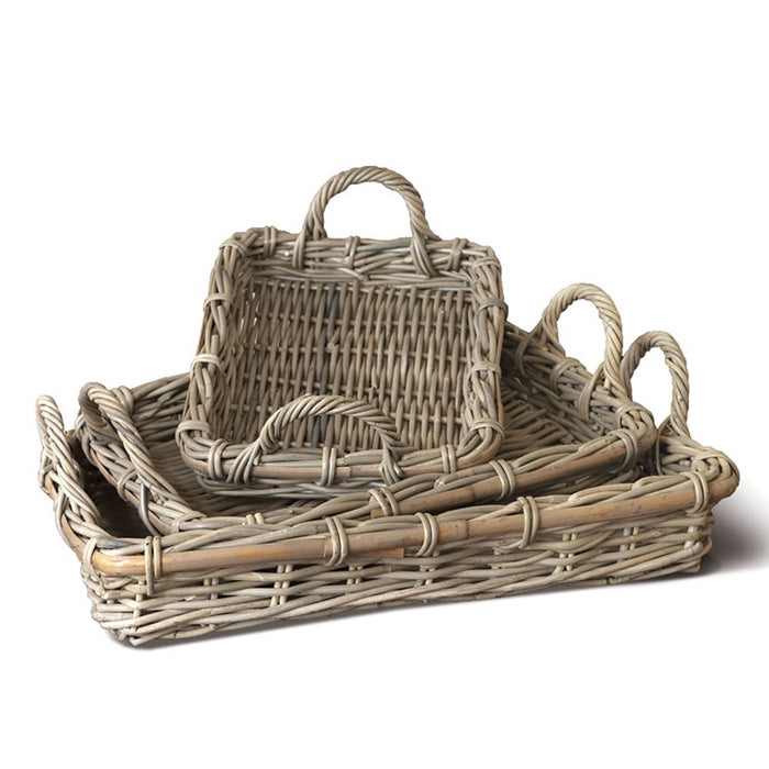 NORMANDY RECTANGULAR SERVING TRAYS, SET OF 3 BY NAPA HOME & GARDEN