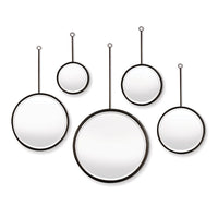 MAISON NOIR PENDULUM MIRRORS, SET OF 5 BY NAPA HOME & GARDEN