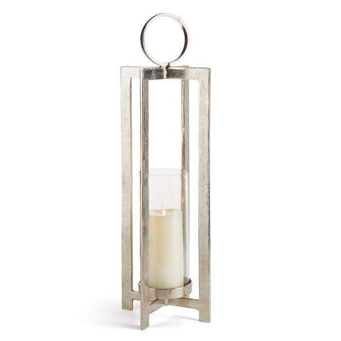 ASOLA LANTERN LARGE - SILVER BY NAPA HOME & GARDEN