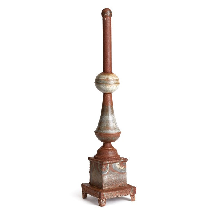WEATHERED METAL ORNATE FINIAL BY NAPA HOME & GARDEN