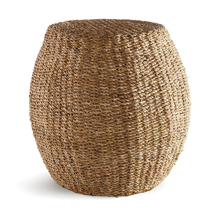 SEAGRASS HOURGLASS POUF BY NAPA HOME & GARDEN