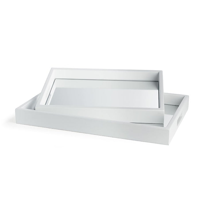 MALIBU MIRRORED TRAYS, SET OF 2 BY NAPA HOME & GARDEN