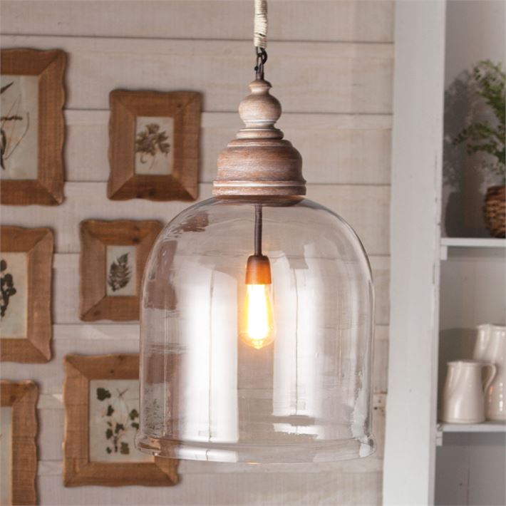 VINTNER'S CLOCHE PENDANT 26" BY NAPA HOME & GARDEN