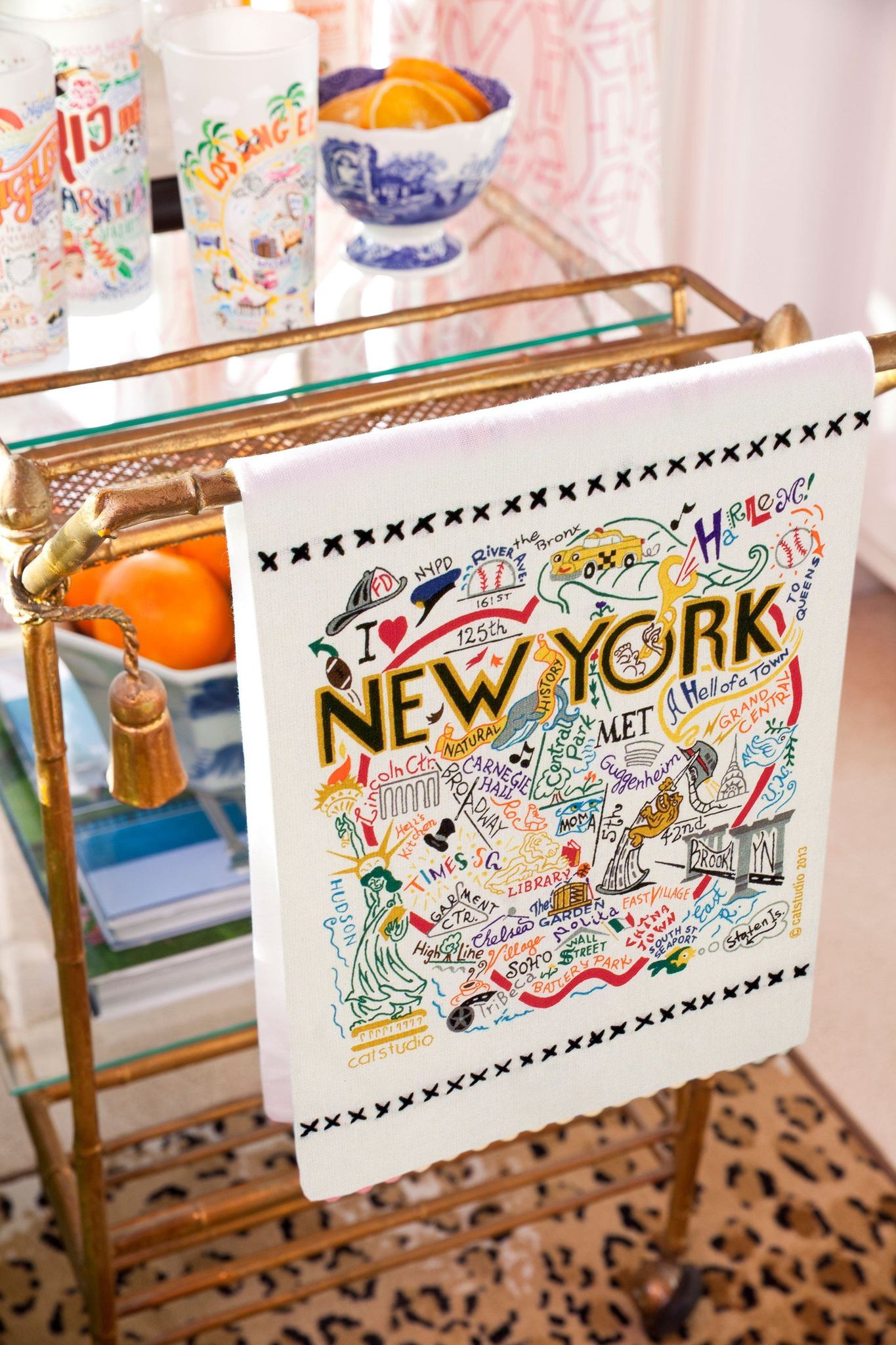 NEW YORK CITY DISH TOWEL BY CATSTUDIO - A. Dodson's