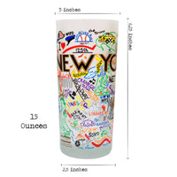 NEW YORK CITY GLASS BY CATSTUDIO